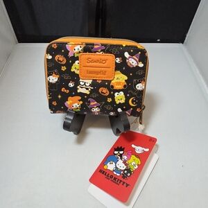 Loungefly Hello Kitty And Friends Halloween Mini Zipper Wallet NWT